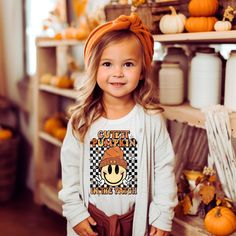 Pumpkin picking shirt for kids * All orders ship in 7-14 days please pm if needed sooner Playful Pre-shrunk T-shirt For Fall, Playful Crew Neck T-shirt For Fall, Fun Fall T-shirt With Funny Print, Playful Short Sleeve T-shirt For Fall, Playful Short Sleeve Fall T-shirt, Pumpkin Patch Outfit Kids, Cutest Pumpkin In The Patch, Pumpkin Patch Outfit, Pumpkin Picking