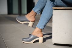 Casual Mules With Rubber Sole And Medium Width, Casual Mules With Rubber Sole, Medium Width, Casual Slip-on Heels With Rubber Sole, Casual Heels With Wooden Flat Heel, Casual Clogs With Rubber Sole, Medium Width, Casual Slip-on Clogs With Wooden Heel, Casual Mules With Leather Sole And Open Heel, Casual Platform Clogs With Closed Toe, Casual Slip-on Mules With Wooden Heel