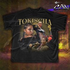 Dominicans stand up! Represent your favorite dembow artist with our vintage shirt celebrating Tokischa. This vintage hip-hop style shirt is must-have for any Tokischa fan who wants to be deliciosa como una cookie. This premium T-shirt is as close to perfect as can be. It's optimized for all types of print and will quickly become your favorite T-shirt. Soft, comfortable and durable, this is a definite must-own.  Our shirts are printed direct-to-garment on 100% cotton premium t-shirts to ensure th Retro Custom Print Tops For Streetwear, Custom Print Hip Hop Tops For Streetwear, Hip Hop Tops With Custom Print For Streetwear, Hip Hop Style Custom Print Tops For Streetwear, Custom Print Tops For Hip Hop Streetwear, Grunge Custom Print Tops For Streetwear, Band Merch Custom Print Tops For Streetwear, Custom Print Band Merch Tops For Streetwear, Unisex Custom Print Tops For Streetwear