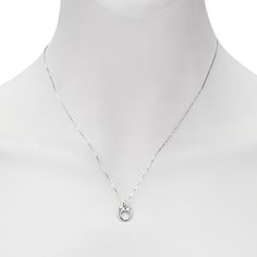 Embrace the unique bond between mother and child with this beautiful pendant. It features mother and child joining hands while celebrating the shining beauty of a mother's love. Perfect for Mothers Day, mom's birthday or for a new Mom.- Pendant is constructed of fine quality 14 karat white gold for a lifetime of wear- Pendant measures .54" long x .37" wide- Free cleaning and inspection at Day's for the life of this pendant Polished Yellow Gold Charm Necklaces, White Gold Pendant Charm Necklace With Lobster Clasp, Sterling Silver Birthstone Necklace Round Pendant For Mom, Formal Initial Pendant Jewelry For Mother's Day, Classic Pendant Charm Necklace For Mother's Day, Formal Jewelry With Initial Pendant For Mother's Day, Formal Mother's Day Jewelry With Initial Pendant, Sterling Silver Jewelry With Lobster Clasp For Mom, Elegant Heart Pendant With Box Chain