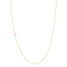 Asymmetric Initial Necklace – STONE AND STRAND Stone And Strand, Expensive Taste, Necklace Stone, Solid Gold Chains, Monogram Jewelry, Expensive Jewelry, Initial Jewelry, Engraved Items, Silver Pieces