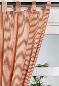 𝐖𝐞𝐥𝐜𝐨𝐦𝐞 𝐭𝐨 𝐖𝐚𝐫𝐦𝐭𝐡𝐖𝐨𝐧𝐝𝐞𝐫! Beautiful striped gauze linen door, window curtain finishing hem is ideal for classic door dressing with tab top, tie top styling. It is perfect as for modern cottage style so for vintage style living room, bathroom, etc. Nice for kitchen window too. The curtain is being made of pure gauze linen flax 𝙉𝙤𝙩𝙚: 𝙀𝙖𝙘𝙝 𝙨𝙚𝙩 𝙞𝙣𝙘𝙡𝙪𝙙𝙚𝙨 𝙩𝙬𝙤 𝙘𝙪𝙧𝙩𝙖𝙞𝙣 𝙥𝙖𝙣𝙚𝙡𝙨. 𝙏𝙝𝙚 𝙩𝙤𝙩𝙖𝙡 𝙙𝙞𝙢𝙚𝙣𝙨𝙞𝙤𝙣𝙨 𝙡𝙞𝙨𝙩𝙚𝙙 (𝙚.𝙜., 80𝙭70 𝙞𝙣? Closet Curtain Ideas Bedroom, Orange Curtains Bedroom, Funky Curtains, Horizontal Striped Curtains, Stripe Curtains Living Room, Curtains Living Room Ideas, Gauze Curtains, Blue Striped Curtains, Vintage Style Living Room