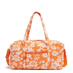 Going home for the weekend or out for an overnight getaway? This duffel will help you pack it all in style. Exterior features one zip and three slip pockets Interior features three mesh slip pockets Detachable shoulder strap has shoulder pad for comfort Zip closure Capacity 50 L. Cute Duffle Bag Travel, Cute Duffle Bag, Travel Duffle Bag Women, Vera Bradley Duffle Bag, Pjo Dr, Weekend Duffle Bag, Activity Bags, Travel Duffel Bag, Work Backpack