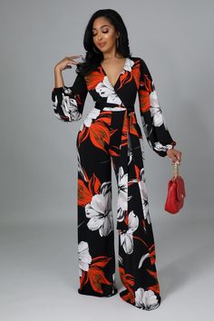 Classy Jumpsuit Outfits, Long Sleeve Jumpsuits, Elegant Jumpsuit, Romper Long Pants, Classy Jumpsuit, Stretch Jumpsuit, Jumpsuit For Women, Floral Print Jumpsuit, Jumpsuit Elegant