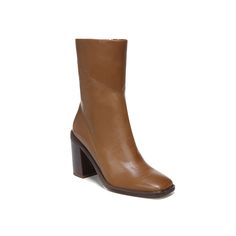 Franco Sarto-Stevie Bootie Gear up for the fall season in the Stevie bootie from Franco Sarto. Showcasing a mid-calf profile, this leather bootie is updated with square toe, tonal stitching details at the shank and elegant block heel. Click here for Boot Measuring Guide. Mid-calf Platform Boots For Fall, Fall Wide Calf Moto Boots With Square Toe, Fall Moto Boots With Wide Calf And Square Toe, Fall Moto Boots With Stacked Heel, Wide Calf High Ankle Mid-calf Boots For Fall, Mid-calf Heeled Boots With Reinforced Heel, Fall Season Mid-calf Boots Medium Width, Fall Season Medium Width Mid-calf Boots, Fall Workwear Moto Boots Medium Width