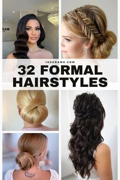 Save this pin for a curated collection of formal hairstyles that exude elegance and sophistication. Discover the perfect polished look for any occasion with these must-try styles. #FormalHairstyles #PolishedPerfection #HairInspiration Hairdo For Long Hair Formal, Hairstyles For Ball Gowns, Hairstyle For Long Gown, Red Formal Dresses