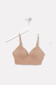 The Sadie T-Shirt Bra is the perfect everyday layering bra to add to your rotation. With a deep v-neckline, permanent bust cup, and adjustable straps, this bra has all the support and comfort you are looking for. Stretch V-neck Bra With Adjustable Straps, Everyday Seamless V-neck Camisole, Everyday Underwire Bra With Built-in Support, Everyday Underwire Bra With Built-in Bra, Everyday Seamless Underwire Nursing Bra, Everyday Seamless Underwire Bra, Everyday Fitted Bra With Medium Bust Support, Low-cut Nursing Bra With Adjustable Straps, V-neck Sports Bra With Light Support