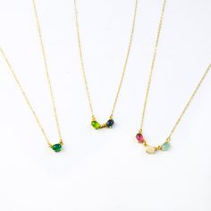 Looking for a minimal way to show off your birthstone, your children's birthstones, or that of a significant other? We've added this prong set oval birthstone connector necklace to our birthstone collection to do just that! Whether you are looking to layer your own birthstone with other necklaces, or you want to create a meaningful but minimal necklace to carry your children, this necklace design is perfect! This necklace can be made with 1, 2, 3, 4, 5, or 6 birthstones. Birthstones can be arran Adjustable Nickel-free Birthstone Necklace For Birthday, Gift Birthstone Necklace With Natural Stones In Sterling Silver, Gift Sterling Silver Birthstone Necklace With Natural Stones, Sterling Silver Birthstone Necklace With Natural Stones As Gift, Nickel-free Jewelry For May Birthstone Birthday, May Birthstone Adjustable Crystal Necklace Gift, Adjustable Birthstone Charm Necklace For Birthdays, Adjustable Birthstone Necklace With Gemstone, Adjustable Nickel Free Birthstone Necklace For Mother's Day