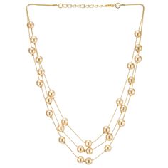 PRICES MAY VARY. Gold Statement Necklace Three-Strand Long Chains with Synthetic Champagne Pearl Beads, Elegant 1)Sizes: Details shown on listing picture 2)Length: 42-46.5CM(16.54-18.31") 3)Total Weight: 25g 4)Material: Alloy; Synthetic Pearl 5)Package: Jewelry Box with Brand Name COOLSTEELANDBEYOND 1)Sizes: Details shown on listing picture
2)Length: 42-46.5CM(16.54-18.31")
3)Total Weight: 25g
4)Material: Alloy; Synthetic Pearl 
5)Package: Jewelry Box with Brand Name COOLSTEELANDBEYOND Long Statement Necklace, Gold Statement Necklace, Long Chain, Onyx Bead, Elegant Dress, Black Onyx, Pearl Beads, Layered Necklaces, Faux Pearl