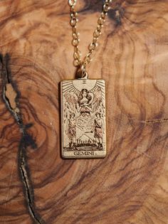 "Copy and paste into your browser, get 15% off ➔ https://bit.ly/VD15OFF Tarot Card Inspired Gemini Necklace; The Lovers: Partnerships, Duality, Union DETAILS: -One necklace -18mm x 10mm Gold Filled Charm -Gold Filled chain in the length of your choice -Spring ring clasp You will receive one zodiac charm necklace, in the length of your choice. **Every item is handmade, this means that each will be unique and may not look EXACTLY like the picture, but it will look very similar ➡ORDER PROBLEMS If t The Lovers Tarot Card, The Lovers Tarot, 12 Zodiac, Zodiac Necklaces, Gold Filled Chain, Tarot Cards, Best Friend Gifts, Spring Rings, Dog Tag Necklace