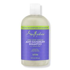 Anti-Dandruff Apple Cider Vinegar & Salicylic Acid Shampoo - ANTI-DANDRUFF SHAMPOO 13.0OZBenefitsFight symptoms of dandruff with SheaMoisture NEW Anti-Dandruff Shampoo!This shampoo, infused with Apple Cider Vinegar, Salicylic Acid, and Fair Trade Shea Butter, gently cleanses to remove buildup.SheaMoisture's Anti-Dandruff Collection is designed to care for your scalp's microbiome and strengthen your hair. Helps eliminate flaking & itching associated with dandruff.Use the shampoo and conditioner t Best Shampoo For Dandruff, Head And Shoulders Shampoo, Apple Cider Vinegar Shampoo, Dandruff Remedy, Shea Moisture, Anti Dandruff Shampoo, Dandruff Shampoo, Anti Dandruff, Best Shampoos