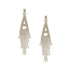 Fringe Initial CZ Drop Pierced Earrings  Yellow Gold Plated Triple Layer Necklace, Triple Hoop Earrings, Earrings White Gold, Coil Bracelet, Medium Hoop Earrings, Initial Earrings, Daisy Earrings, Large Hoop Earrings, Earrings White