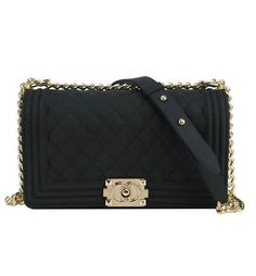 These elegant purses can be worn for any event. The chain is multifunctional and can be worn as a cross body if desired. Elegant Black Crossbody Clutch, Elegant Luxury Shoulder Bag, Elegant Bag With Chain Strap As Fashion Accessory, Formal Chain Crossbody Bag, Formal Shoulder Bag With Chain, Luxury Shoulder Bag With Gold Chain For Party, Formal Rectangular Shoulder Bag With Chain, Formal Crossbody Bag With Chain Detail, Chic Wallet On Chain Styled As Shoulder Bag