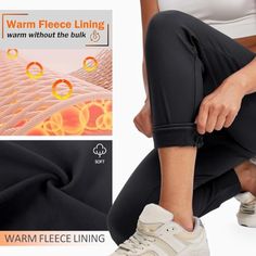 Elevate your cold-weather wardrobe with Women's Water-Resistant High-Waisted Thermal Sweatpants. Designed for both performance and style, these pants offer unparalleled warmth and comfort, making them an ideal choice for outdoor activities or cozy indoor lounging. Specifications: Water-Resistant Fabric: Engineered with a water-resistant material, providing protection against light rain or snow while keeping you warm and dry. Thermal Insulation: Stay cozy in colder climates with thermal insulatio Casual Moisture-wicking Leggings For Winter, Casual Moisture-wicking Winter Leggings, Winter Stretch Pants With Comfort Waistband, Stretch Pants With Comfort Waistband For Winter, Comfort Stretch Winter Bottoms, Stretch Yoga Pants For Winter Sports, Winter Activewear Pants With Pockets, Winter Stretch Ankle-length Bottoms, Stretch Ankle-length Winter Pants