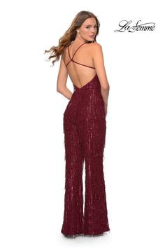 jumpsuit! Shop this Formal Approach Look  @lafemmefashionla #formalapproach #ipaprom #ipapromretailer #ipadesigner #lafemmefashion Long Sleeve Evening Gowns, Mother Of The Bride Gown, A Line Evening Dress, Sequin Jumpsuit, Prom Dress Stores, Prom Dress Styles, Prom Style, Prom Designs, Designer Prom Dresses