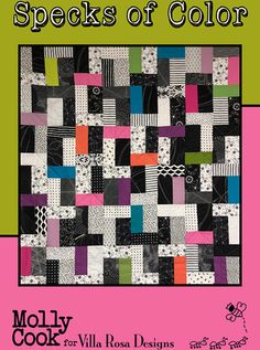 a book cover with an image of a patchwork quilt