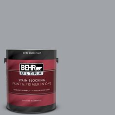 a paint can with the words behr premium plus ultra on it