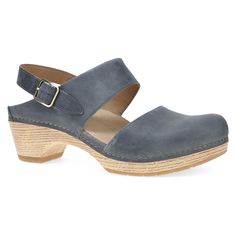 Primary image of Lucia Denim Oiled Pull Up Dansko Sandals, Dansko Clogs, Teacher Shoes, Mary Jane Clogs, Dansko Shoes, Closed Toe Sandals, Clog Boots, Leather Sandals Women, Trail Shoes