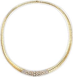 Classic Formal Diamond Choker Necklace, Luxury Yellow Gold Choker, Luxury Diamond Choker For Formal Occasions, Formal Luxury Choker With 17 Jewels, Luxury Formal Choker With 17 Jewels, Luxury Yellow Gold Choker For Formal Events, Luxury Diamond Choker Jewelry, Elegant Diamond Choker For Formal Events, Luxury Diamond Accented Choker