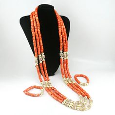 Elevate your bridal look with this stunning wedding necklace African Wedding Jewelry, Nigeria Wedding, Coral Jewelry Set, Nigerian Bride, Wedding Jewelry Set, Bridal Accessories Jewelry, Jewelry Tags, Cubic Zirconia Jewelry, Coral Jewelry