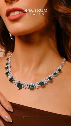 SI/H Diamond Zambian Emerald Wedding Necklace 14k White Solid Gold 40.93 Tcw | eBay Emerald Wedding, Zambian Emerald, White Solid, Natural Earth, Diamond Clarity, Wedding Necklace, Stone Color, Natural Diamonds, Solid Gold