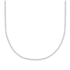 This finely made cable chain is offered in 16, 18, 20, and 24" lengths and is perfect for pendants. White Gold Chains, Blue Nile, Cable Chain, Diamond Necklace, Chain Necklace, Cable, White Gold, Chain, Gold