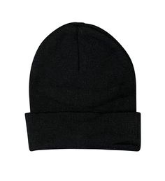 ILTEX Apparel Beanie Plain Black Classic Black Winter Hat, Black Hat For Everyday Winter Wear, Black Winter Hat For Everyday Use, Casual Black Everyday Beanie, Casual Black Beanie, Black Winter Beanie One Size Fits Most, Basic Black Beanie Hat, Casual Black Beanie For Everyday, Black One Size Streetwear Hats