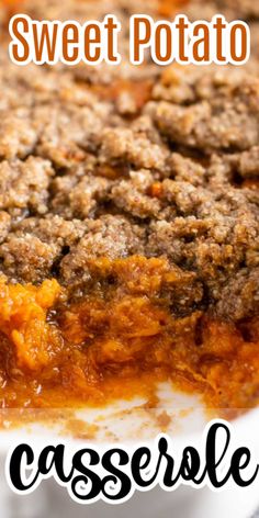 this sweet potato casserole is made with ground beef and carrots