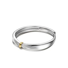 Confidently declare your love for her with this charming wedding band. Buffed to a brilliant luster, this wedding ring symbolizes your vow to honor and cherish her.Weight: 1.64 gWidth: 2.5 mmMaterial: 925 SilverPlating Color: Silver, Yellow Gold Dainty Adjustable Couple Rings With Round Band, Adjustable Dainty Couple Rings, Elegant Adjustable Stackable Rings For Promise, Stackable Open Band Wedding Jewelry, Minimalist Promise Bands, Silver Promise Bands, Classic Adjustable Couple Rings For Anniversary, Adjustable Open Band Stackable Promise Rings, Elegant Adjustable Promise Ring