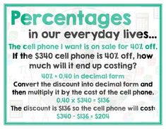 an advertisement for cell phones is shown in green and white with the words percentages