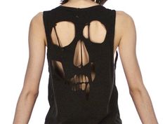 📦HANDMADE TO ORDER, allow 1-7 days to be made then shipped Light and airy! Just perfect for the summer heat, or as a gym top! A highly precision-cut skull is made at the back of the garment. For Halloween, everyday wear, and makes for a unique and modern piece for any occasion. Specs: 100% cotton soft and comfortable features a seamless body Unisex sizing refers to a garment that can be worn by a man or a women. Unisex garments are sized based on men's measurements. For example, a woman that ty Alt Diy, Unisex Garments, Pixie Outfit, Halloween Everyday, Burning Man Outfits, Outfits Hombre, Baby Boom, Swag Art, Festival Tops