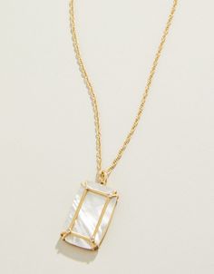 Our Orla Window Necklace features an intricately framed shimmering mother-of-pearl pendant on a lustrous 18kt matte gold plated chain. Simply beautiful with any outfit. A classic you will be pulling out of your jewelry case again and again. Spartina 449, Again And Again, Chakra Stones, Accessories Jewelry Necklace, Jewelry Case, Gold Plated Chains, Matte Gold, Simply Beautiful, Pearl Pendant