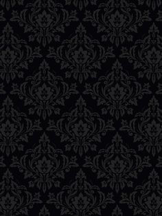 Gothic Damask Wallpaper - House of Parlington Black House Wallpaper, Gothic Black Wallpaper, Gothic Wallpaper House, Gothic Pattern Wallpaper, Black Victorian Wallpaper, Black Gothic Wallpaper, Dark Computer Wallpaper, Gothic Pattern Design, Wonderland Aesthetic Wallpaper