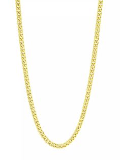 ONLY AT SAKS. This Saks Fifth Avenue necklace boasts a Cuban link design and is crafted of 14K yellow gold. A lobster claps secures this piece..Lobster clasp.14K yellow gold.Professionally clean.Made in Italy.SIZE.About 20'L with extender.ABOUT THE BRAND.This Italian-made line, available only at Saks, offers a complete wardrobe in a classic fit. Standouts include tailored suiting, casual officewear, laid-back weekend looks and elegant evening pieces..ONLY AT SAKS. This Saks Fifth Avenue necklace boasts a Cuban link design and is crafted of 14K yellow gold. A lobster claps secures this piece.Lobster clasp14K yellow goldProfessionally cleanMade in ItalySIZEAbout 20'L with extenderABOUT THE BRANDThis Italian-made line, available only at Saks, offers a complete wardrobe in a classic fit. Stand Gold Cuban Link Necklace In 14k Solid Construction, Formal Fine Jewelry Chain Necklace With Lobster Clasp, Luxury 14k Gold Chain Necklace With Lobster Clasp, Gold Cuban Link Necklace With Solid Links As Gift, Yellow Gold Cuban Link Chain Necklace, 14k Gold Cuban Link Chain Necklace, Classic Yellow Gold Cuban Link Necklace With Solid Construction, Fine Jewelry Yellow Gold Chain Necklace, Luxury Yellow Gold Chain Necklace With Lobster Clasp