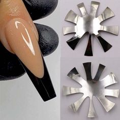 White French Nails, Colored Nail Tips, How To Cut Nails, Smile Lines, French Nail Art, Lines On Nails, Nail Art Kit, Trim Nails, Nail Pro