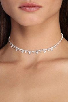 Diamond Choker Necklace, Jewelry Details, Diamond Choker, Hair Braid, Popular Jewelry, Diamond Bracelets