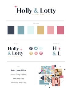 Pre-Designed Canva Logo Templates! Available now at Lady Boss Studio Inc. Business Color Palette Brand Design Pink, Pink Branding Board, Color Palette For Branding, Branding Palette, Branding Kit Templates, Pink Branding, Black Branding, Brand Template, Retro Branding