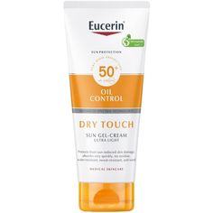 Dry touch gel-cream: a non-sticky, non-greasy sunscreen for the bodyUV light is the main cause of sun-induced skin damage, but high-energy visible (HEVIS) light can also trigger free radicals that cause further stress to skin.Eucerin Sun Gel-Cream Dry Touch Sensitive Protect SPF 50+ is an ultra-light, non- greasy sunscreen for the body. It’s clinically and dermatologically proven to be suitable for all skin types including sensitive, oily and acne-prone skin.
The gel-cream sunscreen offers very high UV protection: the UVA and UVB filters meet the high standards defined by Cosmetics Europe and the levels of UVA protection are higher than the EU minimum recommendation. Eucerin’s Advanced Spectral Technology combines these broadband and photostable UVA/UVB filters with Licochalcone A to neutr Sun Allergy, Sun Oil, Tanning Sunscreen, Skin Care Benefits, Dna Repair, Body Gel, Protector Solar, Oil Control, Light Texture