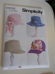 an image of hats that are on top of a table with the words simplicity