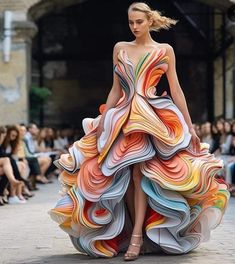 Runway Fashion Couture, Fantasy Gowns, Futuristic Fashion, Fantasy Dress, Gorgeous Gowns, Fantasy Fashion, Mode Inspiration, Beautiful Gowns, Couture Dresses