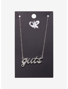 Olivia Rodrigo Guts Nameplate Necklace | Hot Topic Olivia Rodrigo Necklace, Obsessed Olivia Rodrigo, Nameplate Design, Olivia Rodrigo Merch, Dory Finding Nemo, Fav Artist, Olivia Rodrigo Guts, Lampoon's Christmas Vacation, Saved By The Bell