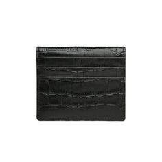 Elegant and Compact Design Crocodile Embossed Leather Wallet & Card Holder Saint Laurent Card Holder, Alexander Mcqueen Bag, Ford Logo, Macbook Sleeve, Leather Card Holder, Logo Stamp, Card Holder Wallet, Card Holder Leather, Small Leather Goods