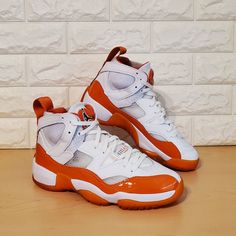 Jordan Wmns Jumpman Two Trey Starfish Womens: Size 8.5 Color: White Orange (Starfish) Style Code: Dr9631-180 Condition: New Without Box All Items Listed Are 100% Authentic, Purchase With Confidence. Shipped Within 48 Hours Of Purchase With Tracking Number Update. Feel Free To Message Us With Any Questions. Thank You White Leather Basketball Shoes With Translucent Outsole, White Jordan Shoes With Translucent Outsole For Streetwear, White Jordan Shoes For Light Sports With Rubber Sole, White Jordan Shoes For Light Sports, White Jordan Shoes With Rubber Sole For Light Sports, White Jordan Shoes With Laces For Light Sports, White High-top Basketball Shoes With Abzorb Midsole, White Mid-top Basketball Shoes With Laces, White High-top Jordan Shoes With Rubber Sole