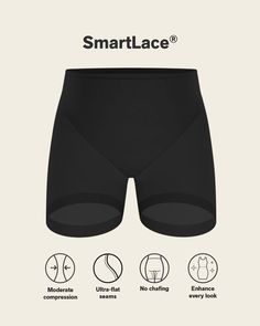 Este panty faja tipo short genera compresión en tu abdomen medio y bajo, moldeando y definiendo más tu cuerpo. El efecto brasilera lo hace ideal para usar con ropa ajustada y lo mejor ¡no se marca en tu ropa exterior! ya que el SmartLace® en los glúteos y las piernas le da una apariencia invisible. Es ideal para el día a día o para vestidos de fiesta o de novia. Su material es resistente, fresco, liviano y suave al tacto. Compression Seamless Short Bottoms, Cheap Compression Short-length Bottoms, Compressive Short-length Elastane Shapewear, Compression Shapewear Bottoms, Short Length, Seamless Micro-elastic Shapewear Briefs, Slip Shorts, Compression Garment, Leg Bands, Sheer Shorts