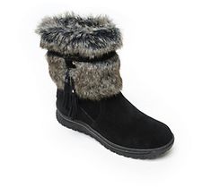 Treat yourself to these boots for a winter your feet will remember as warm and dry! From Minnetonka. Winter Walking Boots, Synthetic Material, Lace-up Insulated Walking Boots, Winter Waterproof Boots With Faux Fur Lining, Womens Fur Winter Boots, Winter Mid-calf Boots With Zipper Closure And Round Toe, Fashion Shoes Flats, Snow Boots Women, Suede Boots, Snow Boots