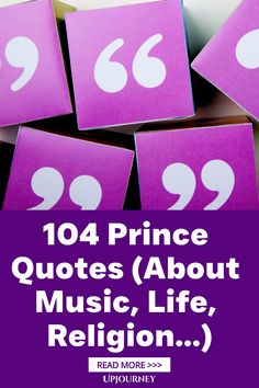 Explore compelling quotes from Prince on music, life, religion, and more in this collection of 104 inspirational and thought-provoking words. Whether you're a fan or looking for wisdom, these Prince quotes are sure to resonate with you. Perfect for personal reflection or sharing with others who appreciate his unique perspective on the world. Dive into the brilliance of Prince's words and let them inspire you to see life in new ways. Prince Florian, Quotes About Music, Prince Quotes, Personal Reflection, Music Life, About Music, Unique Perspective, Song Quotes, Live Long