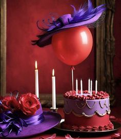 Red Hat, Red Hats, Cake Ideas, Cake, Hats, Birthday, Red