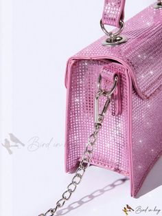 Bird in Bag - Fashionable Sequin Detail Flap Square Bag Trendy Shoulder Box Bag For Party, Trendy Party Satchel Bag, Party Satchel Shoulder Bag With Single Handle, Party Shoulder Bag Satchel With Single Handle, Trendy Party Satchel Evening Bag, Trendy Satchel Evening Bag For Party, Party Crossbody Bag With Single Handle, Single Handle Crossbody Bag For Party, Single Handle Crossbody Party Bag