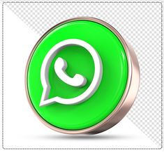 a green and white icon with the text whatsapp on it