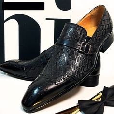 Handmade Shoes Pattern, Mens Casual Leather Shoes, Black Shoes Men, Gents Fashion, Slip On Dress Shoes, Its Fine, Italian Leather Shoes, Best Shoes For Men, Casual Leather Shoes